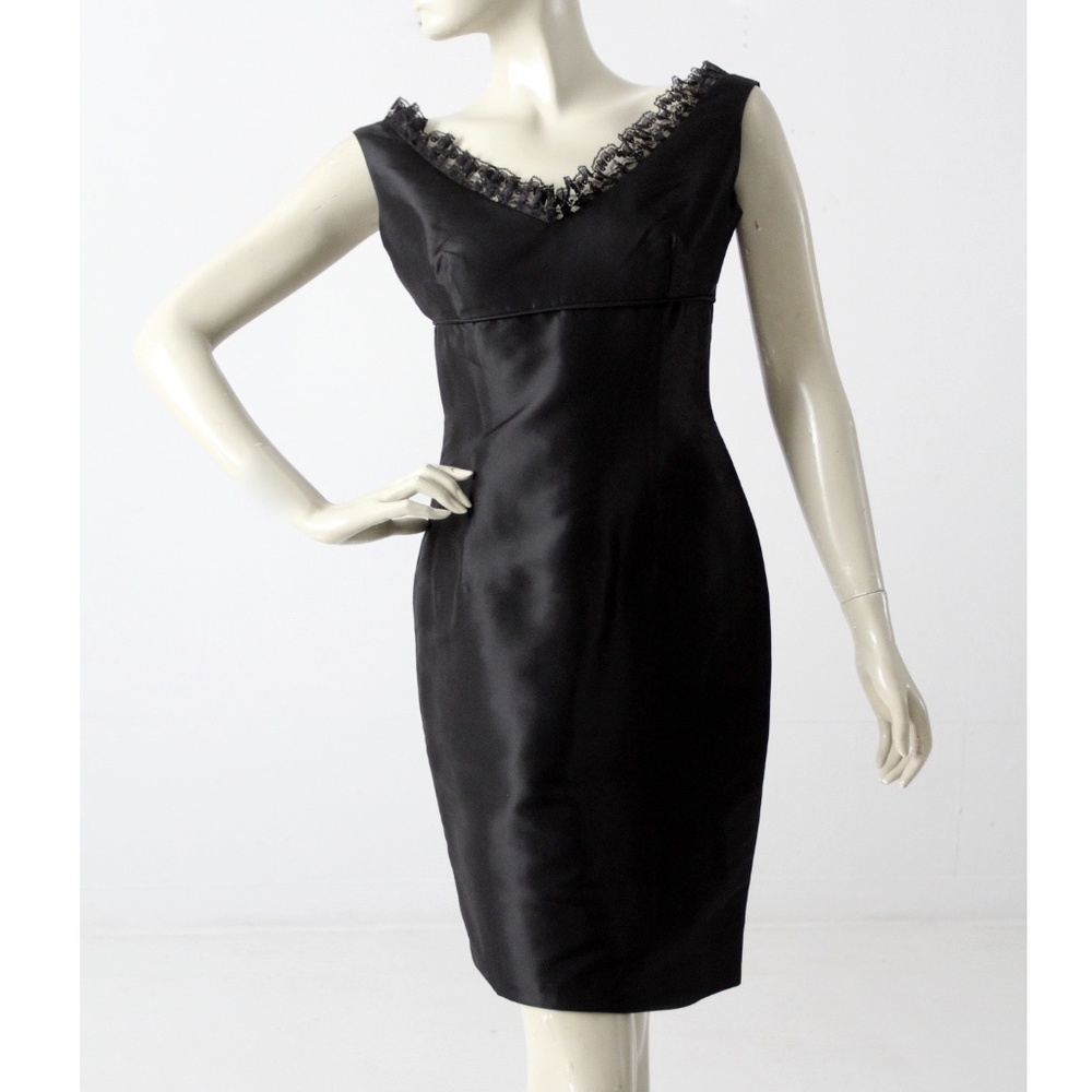Barbara Tfank black cocktail dress size 6